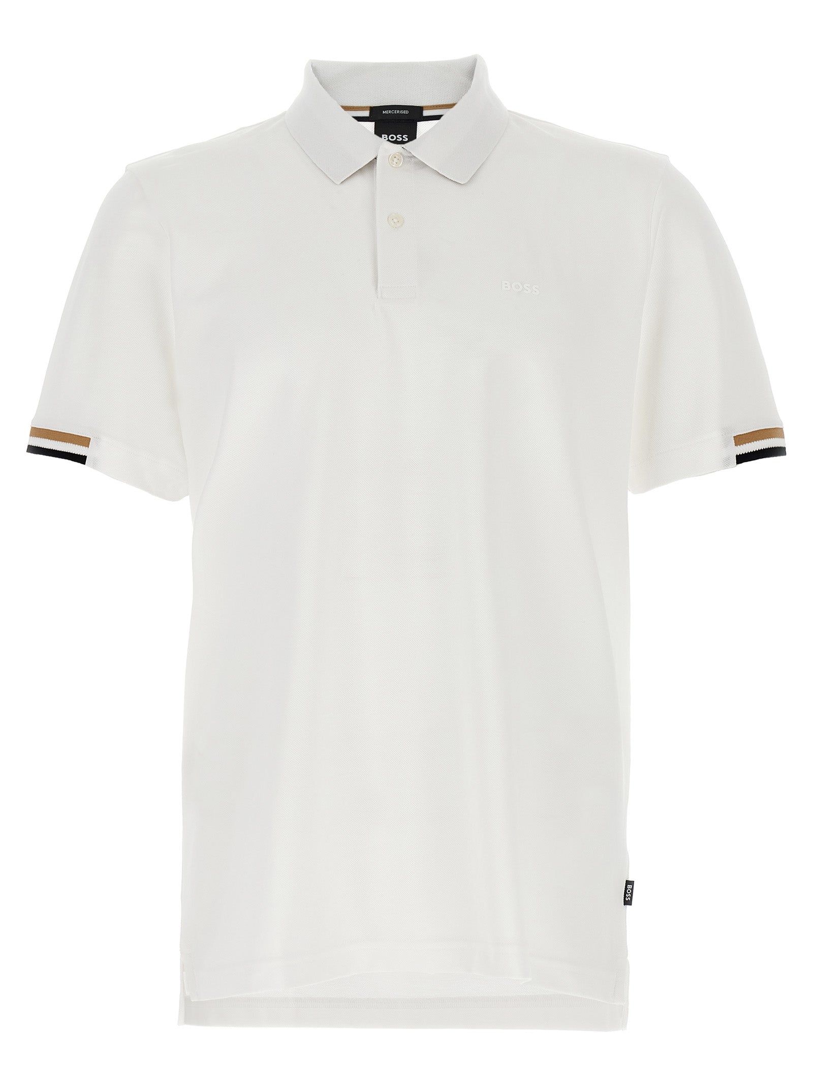 White Cotton Polo Shirt