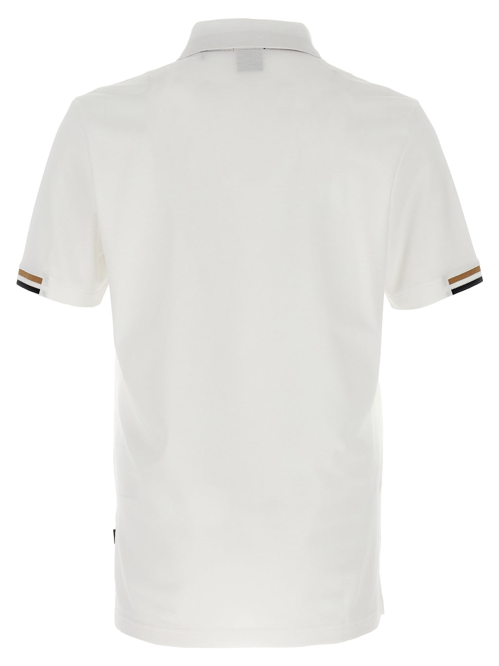White Cotton Polo Shirt