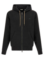 Black Cotton Sweatshirt