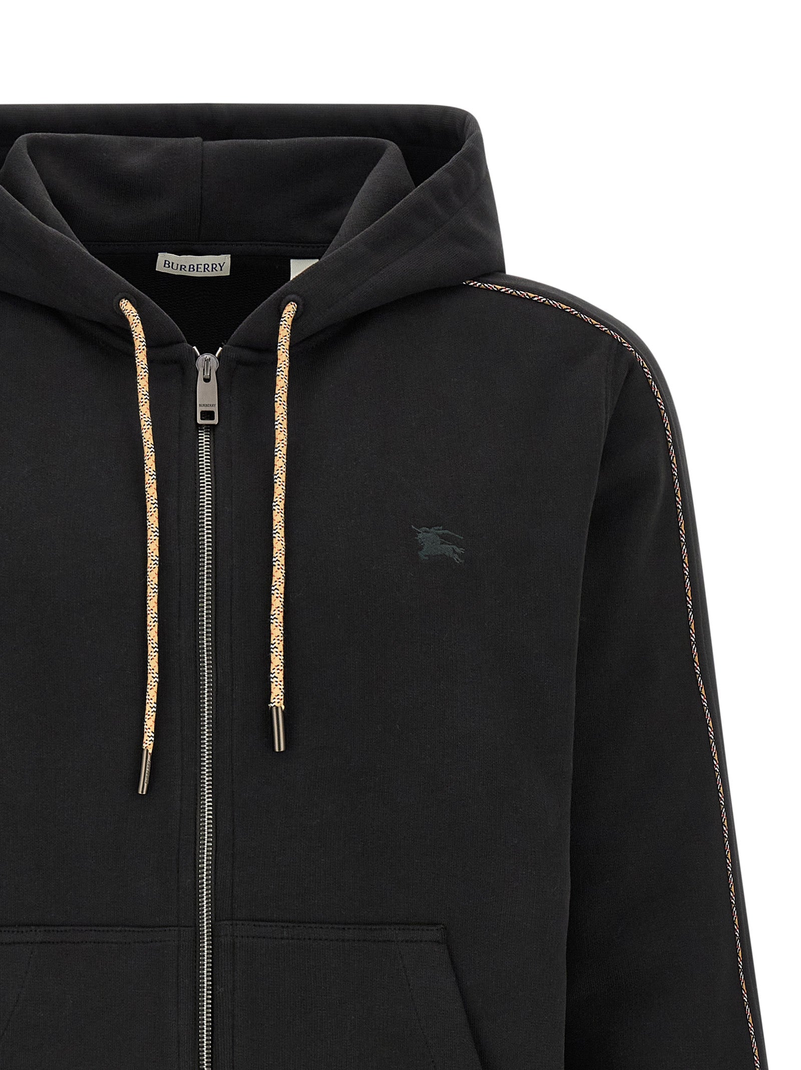 Black Cotton Sweatshirt