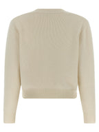 White Wool Cardigan