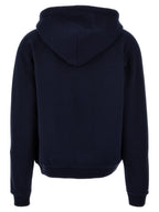 Blue Cotton Hoodie