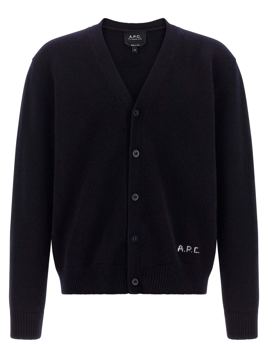 Blue Wool Cardigan