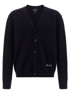 Blue Wool Cardigan