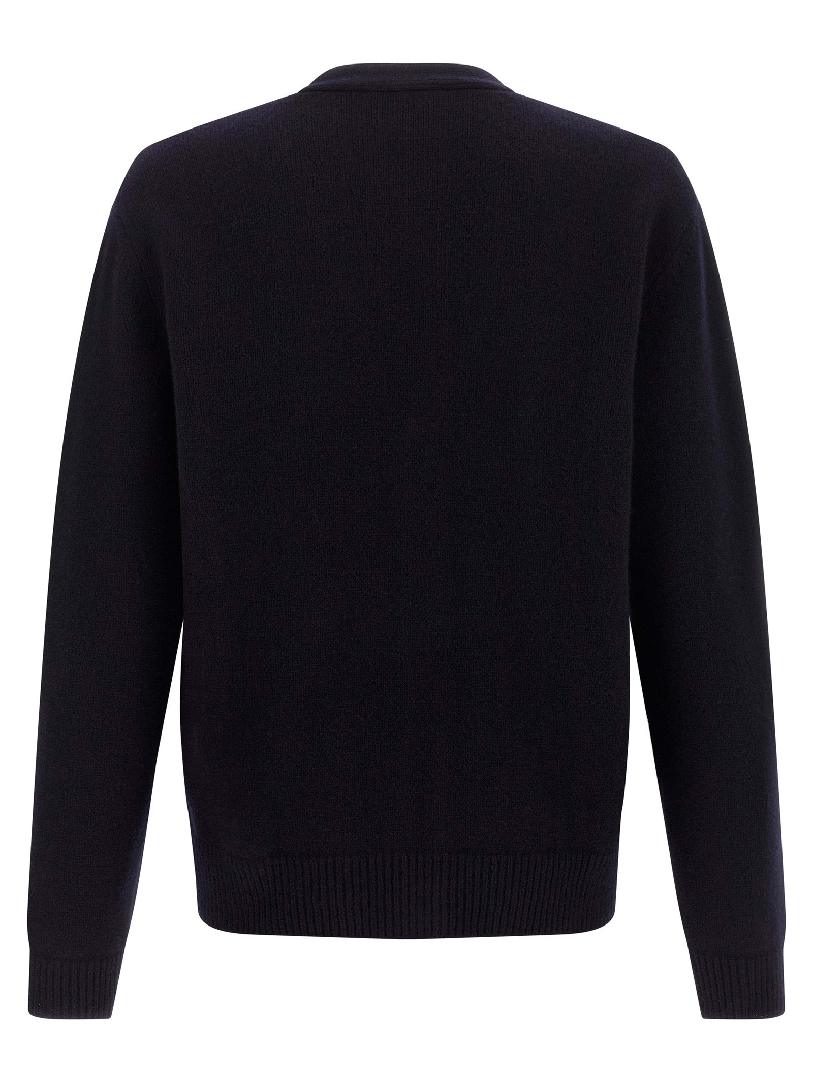 Blue Wool Cardigan