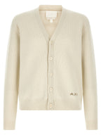 White Wool Cardigan