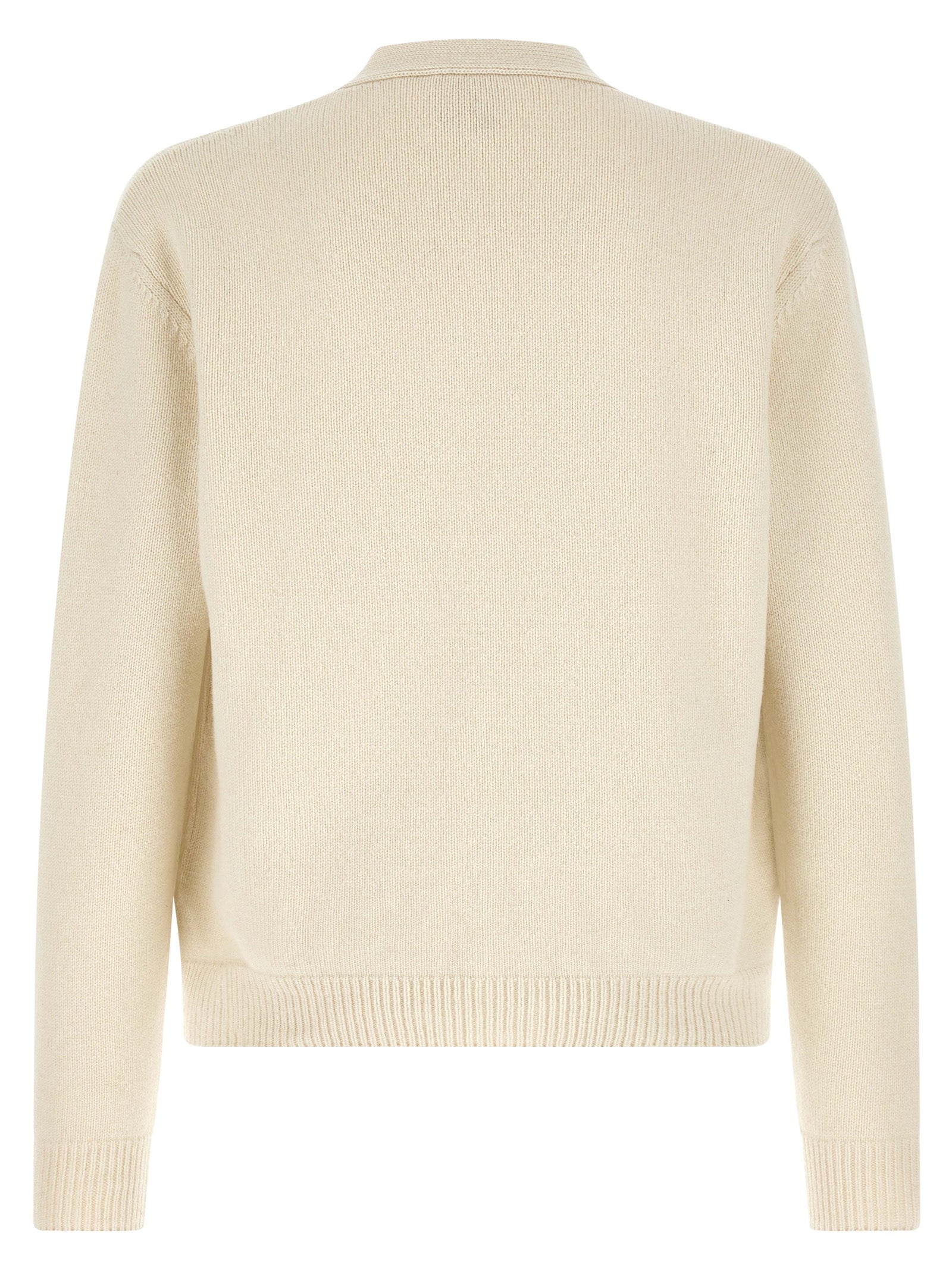 White Wool Cardigan