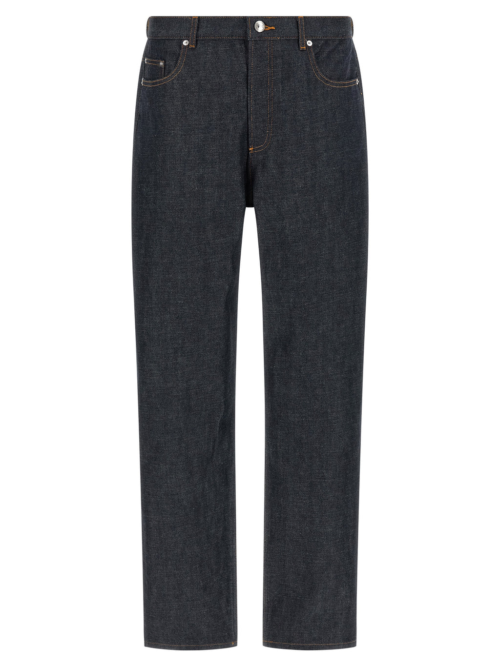 Blue Cotton Relaxed Fit Jeans