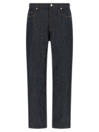 Blue Cotton Relaxed Fit Jeans
