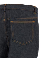 Blue Cotton Relaxed Fit Jeans