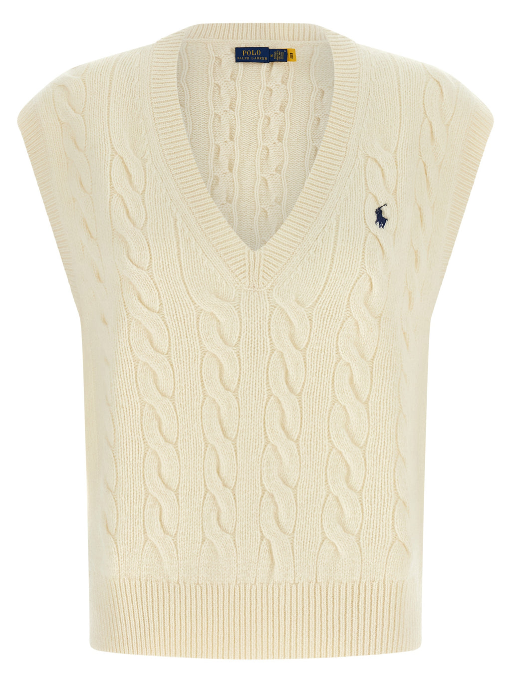 White Wool Sleeveless Jacket