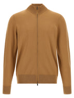 Brown Virgin Wool Cardigan
