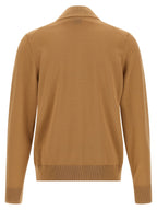 Brown Virgin Wool Cardigan