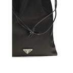 Black Polyamide Clutch Bag