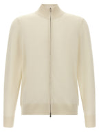 White Virgin Wool Cardigan