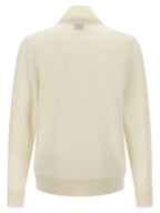 White Virgin Wool Cardigan