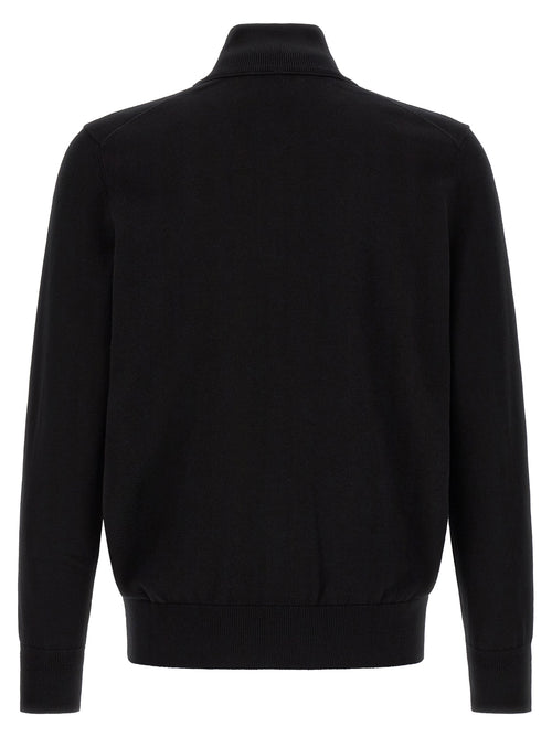Black Cotton Cardigan