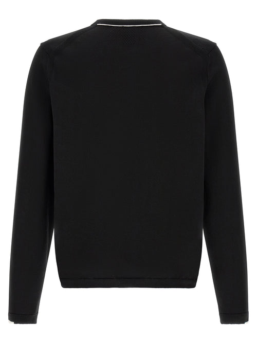 Black Cotton Cardigan