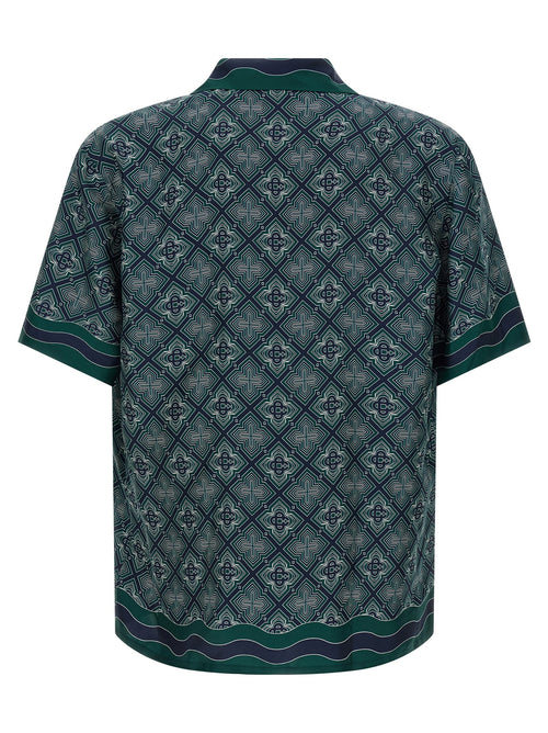 Bicolor Silk Blouse