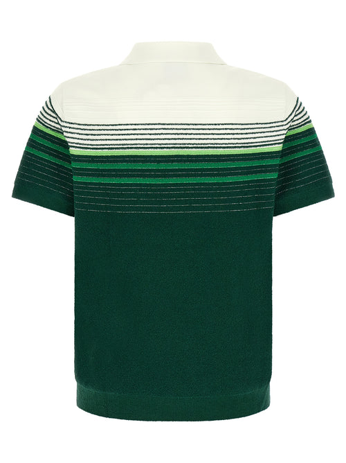 Bicolor Cotton Polo Shirt