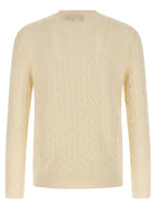 White Wool Cardigan