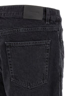 Black Cotton Relaxed Fit Jeans