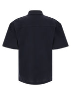 Blue Cotton Polo Shirt