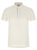 White Cotton Polo Shirt