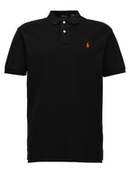 Black Cotton Polo Shirt