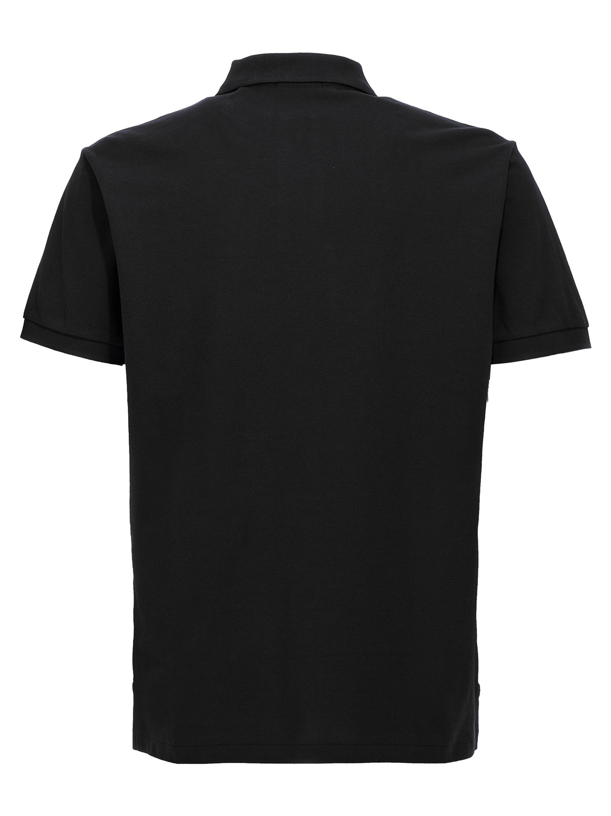 Black Cotton Polo Shirt