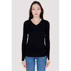 Black Cotton Sweatshirt