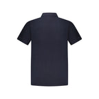 Blu Cotone Uomo Polo