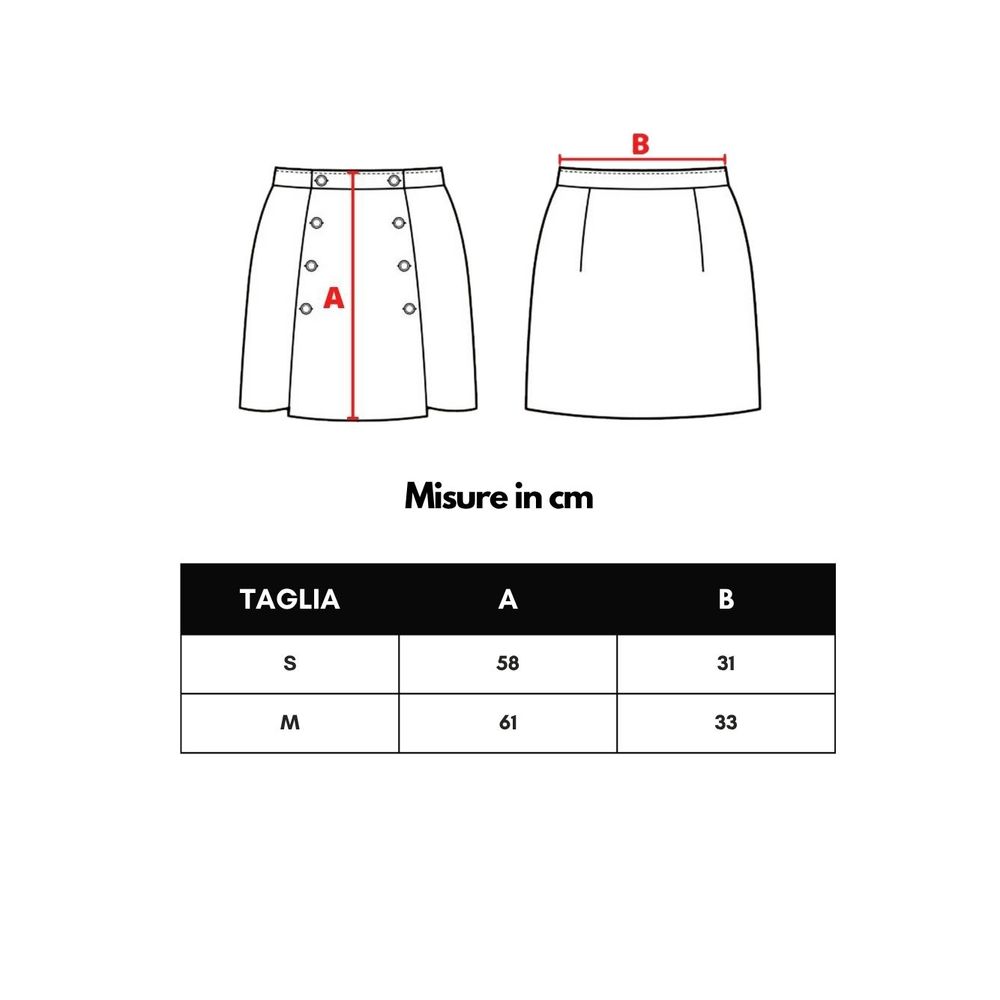Green Viscose Mini Skirt