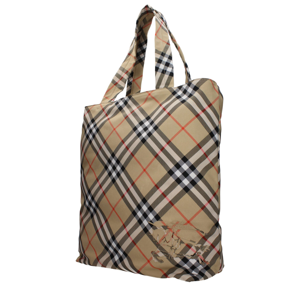 Beige Fabric Shoulder Bag