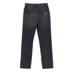 Gray Cotton Relaxed Fit Jeans