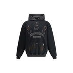 Black Cotton Sweatshirt