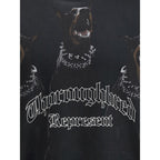 Black Cotton Sweatshirt