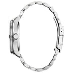 Gray Stainless Steel Dress Watch