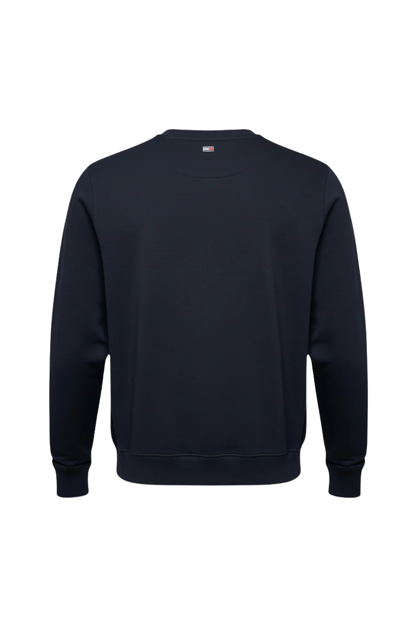 Sweater Geborduurd logo - Marineblauw
