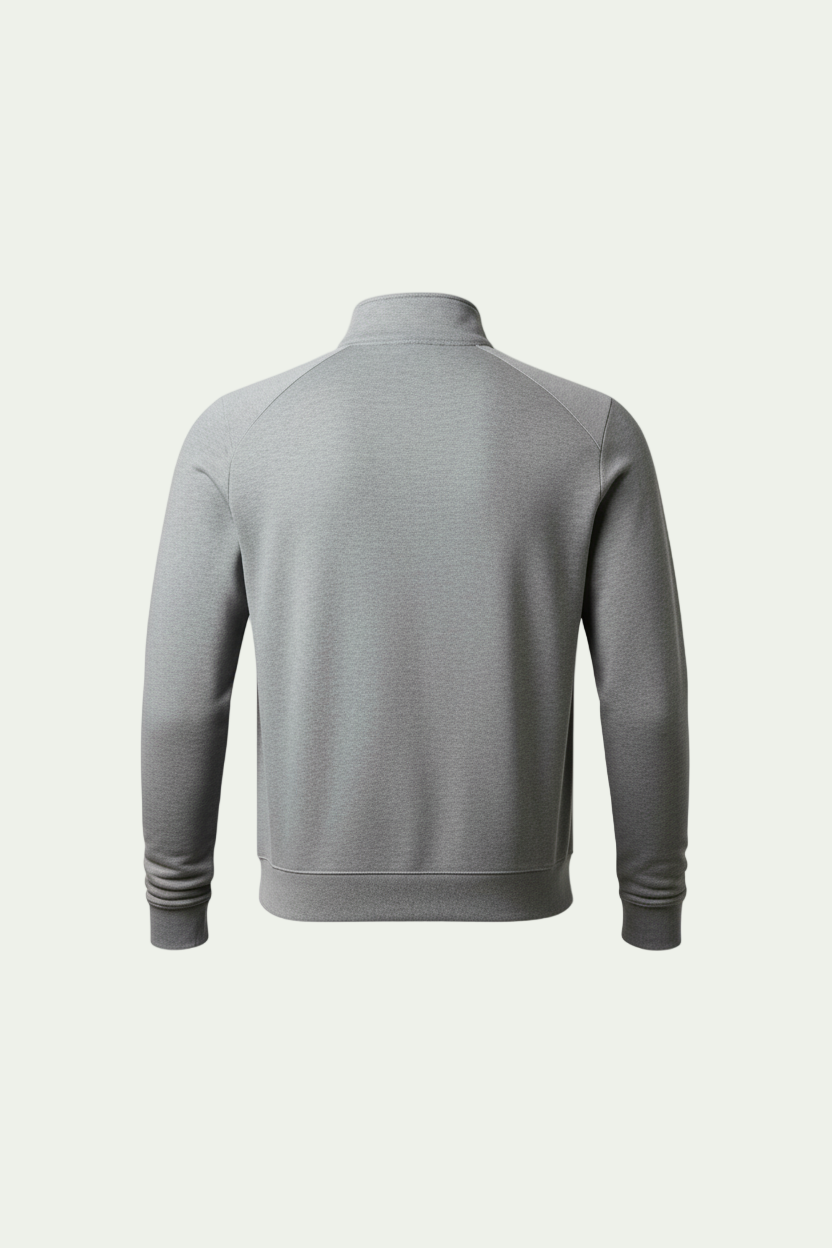 Lacoste Half-Zip Sweater – Lichtgrijs